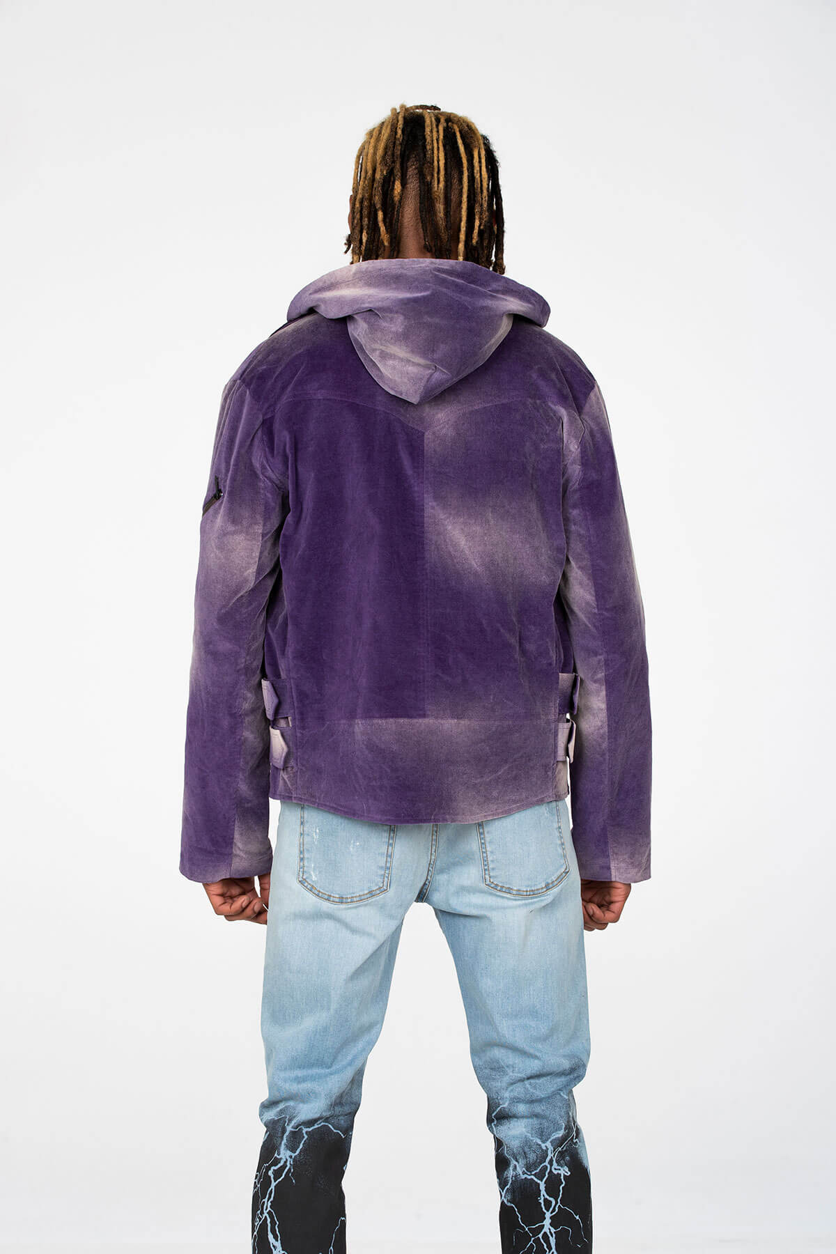 Classic Velvet Biker Jacket