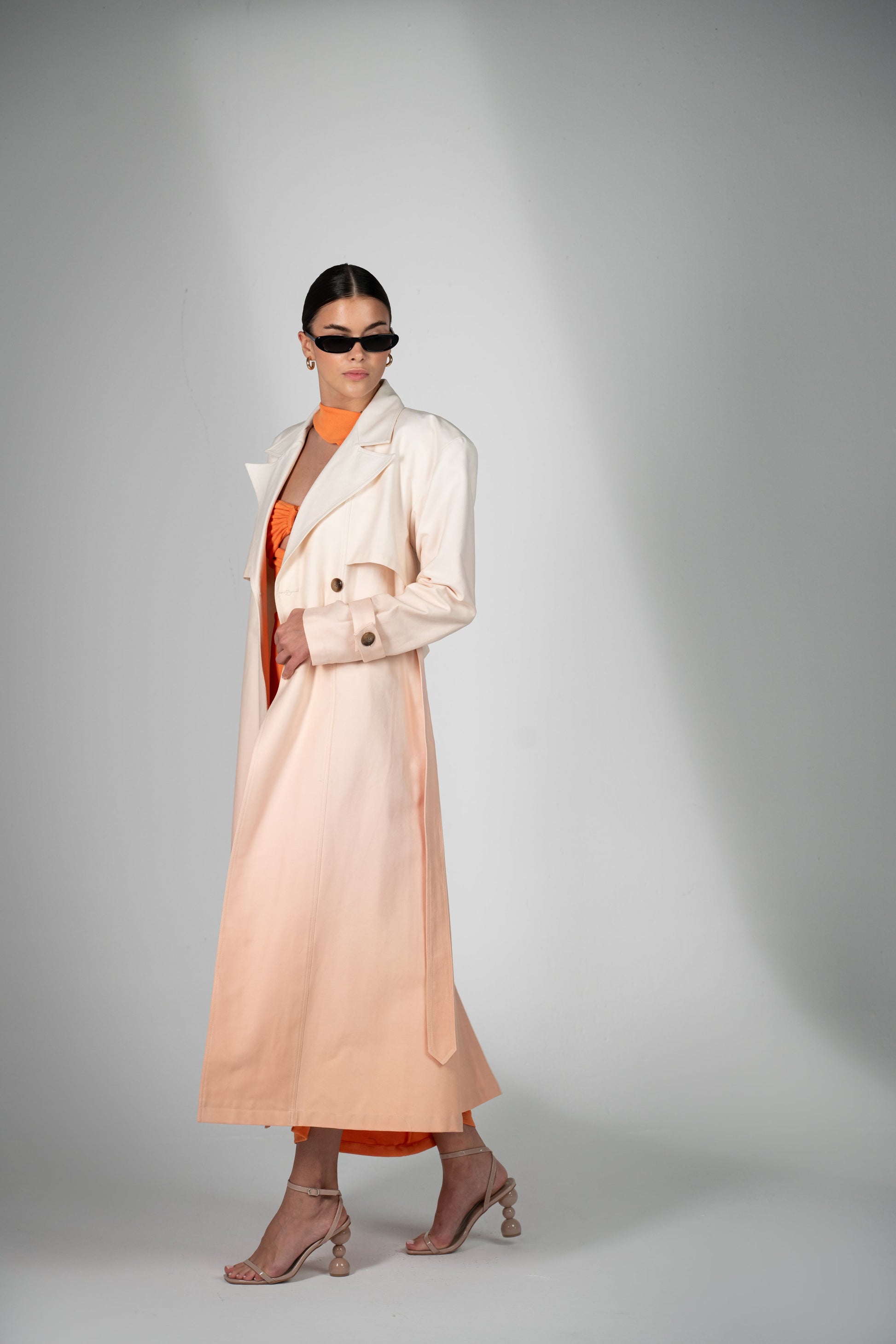 Ombre Trench Coat