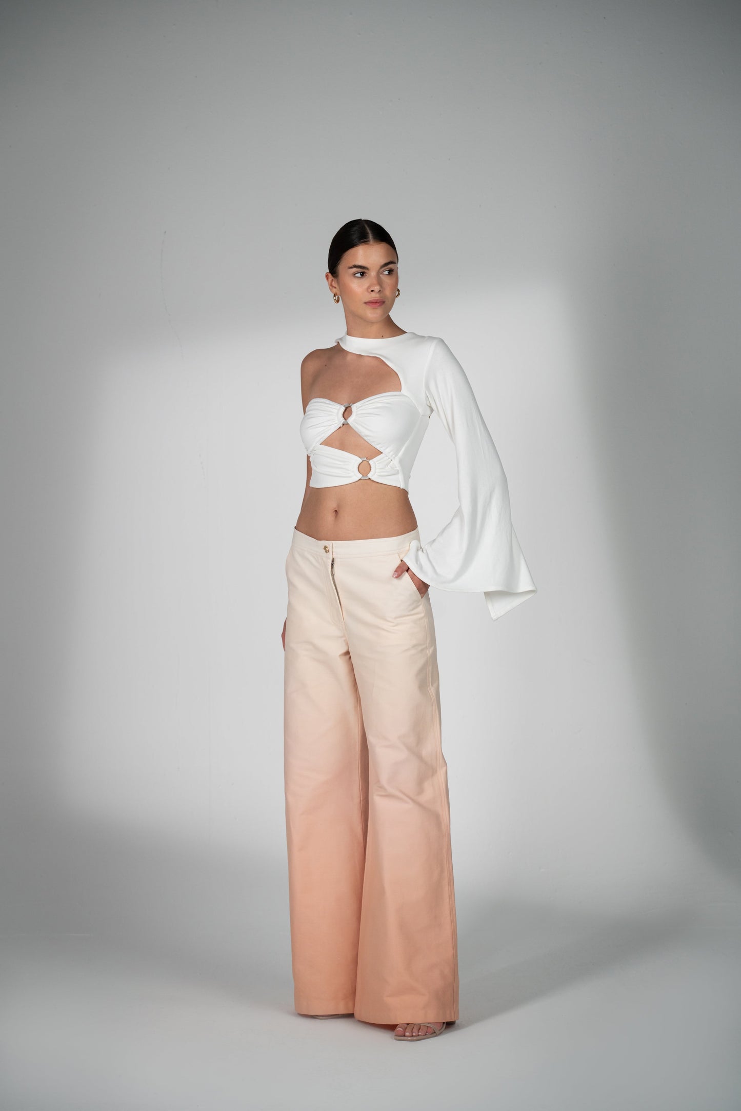 White Crop top from Autonomie