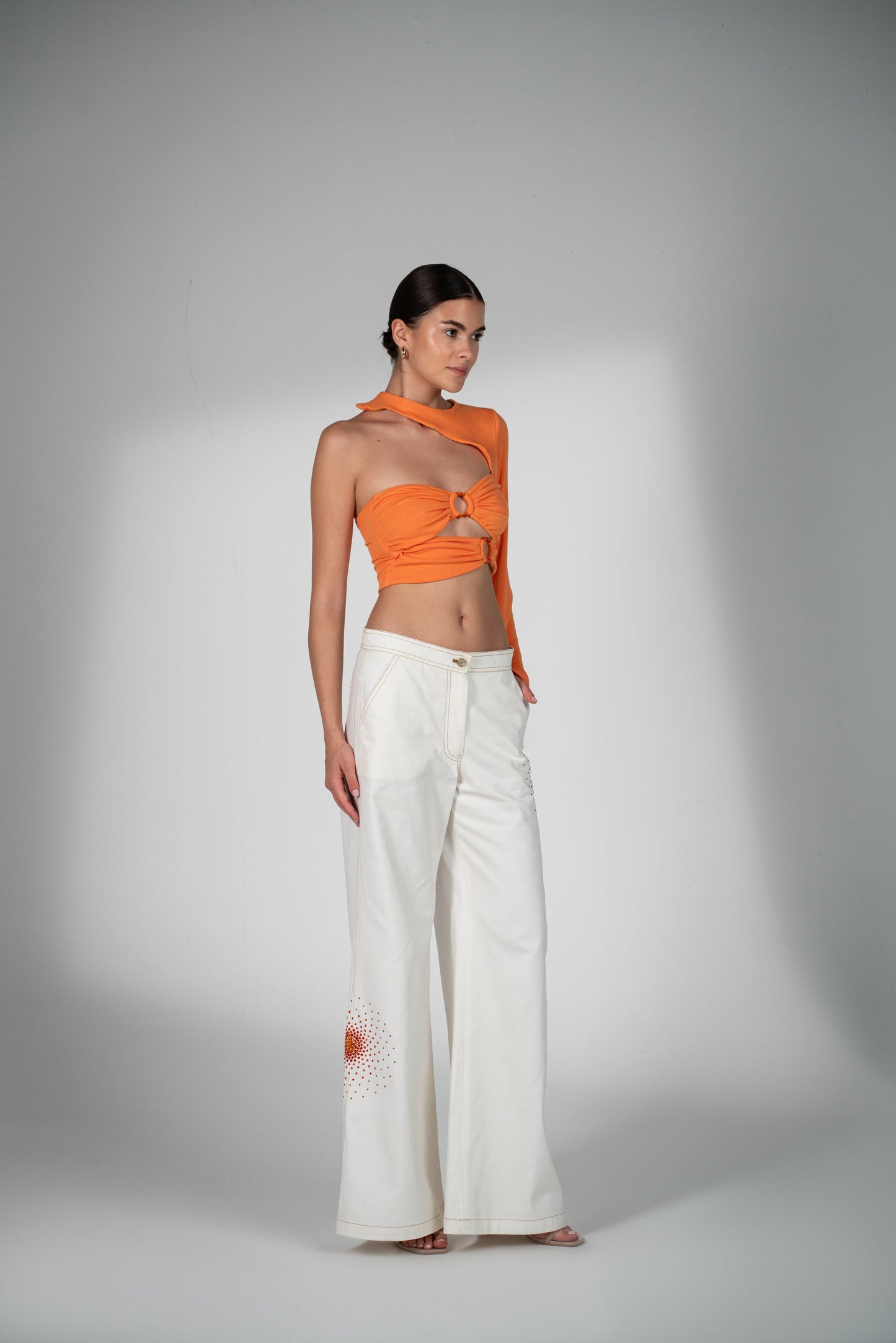 Orange crop top from Autonomie