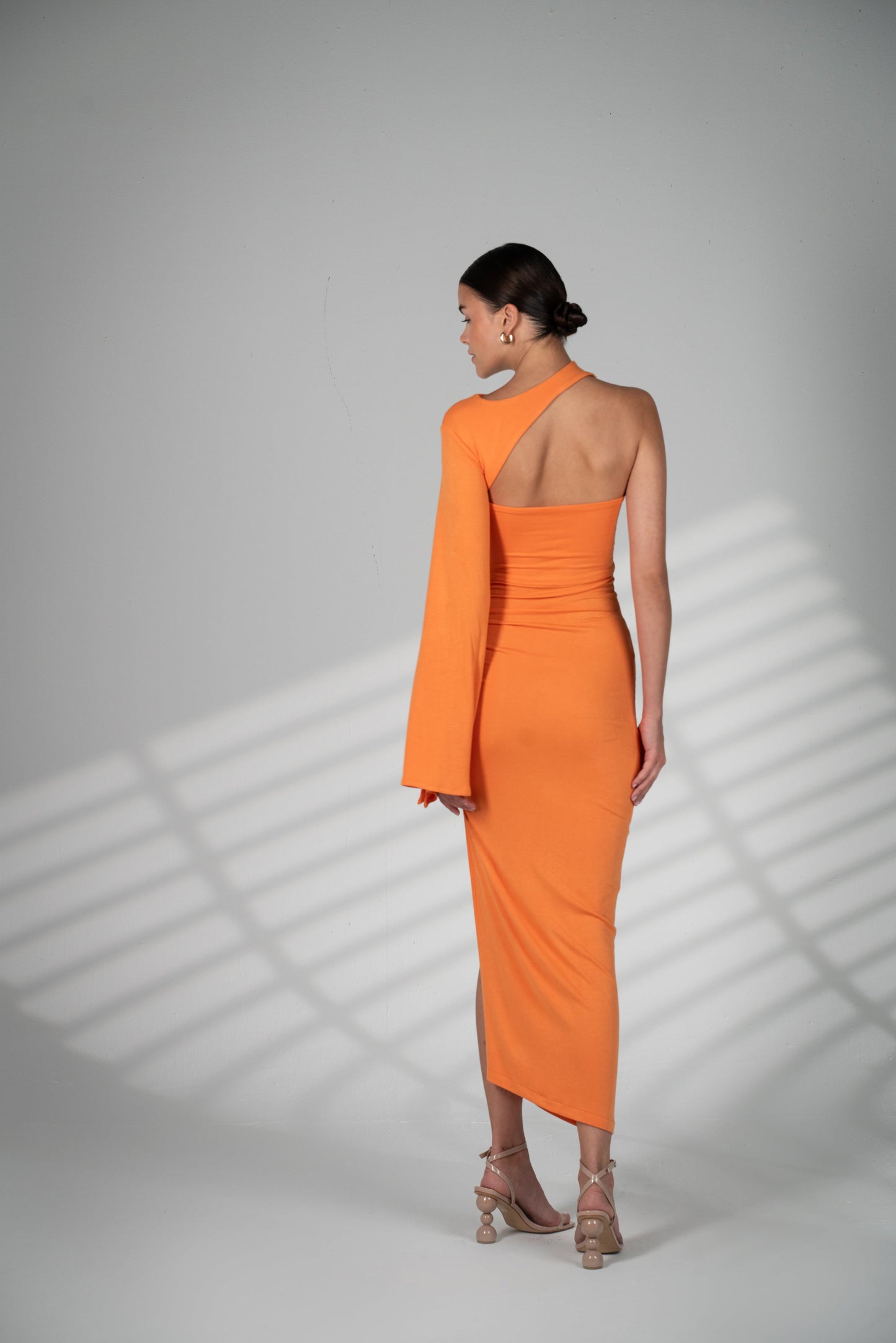 Orange Maxi Dress 