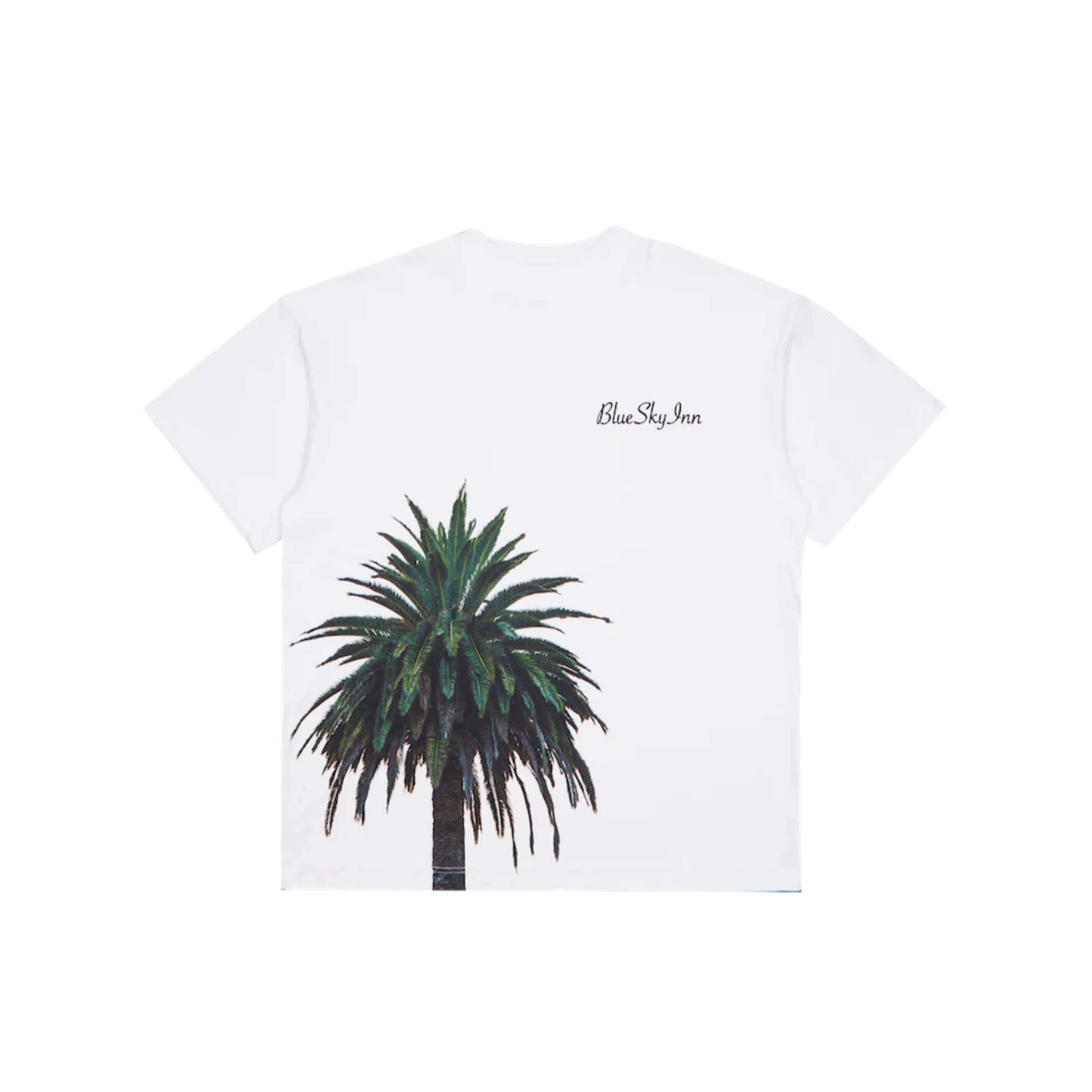 White T-Shirt with Palm Tree