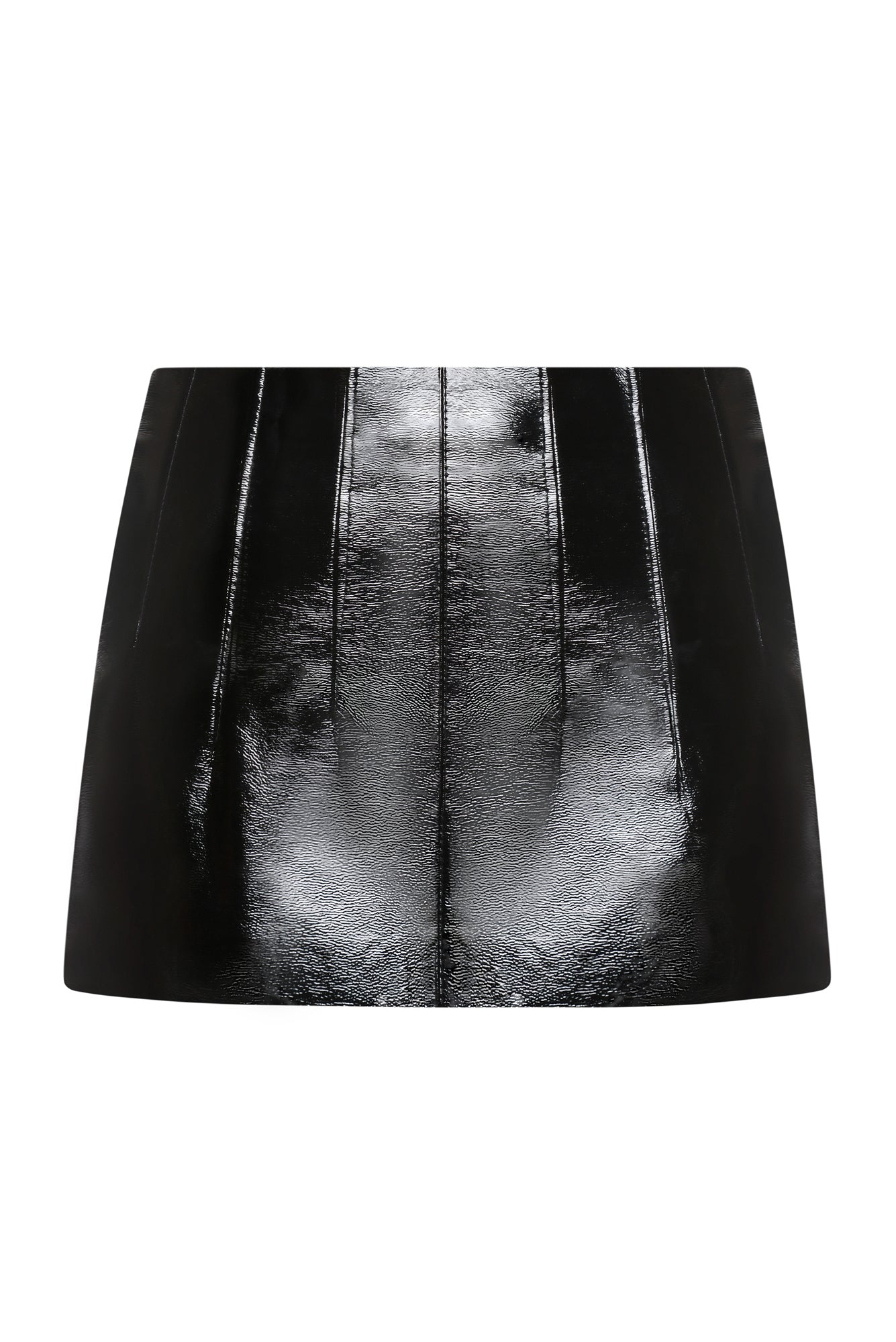 Eco Crinkle Vinyl Mini Skirt