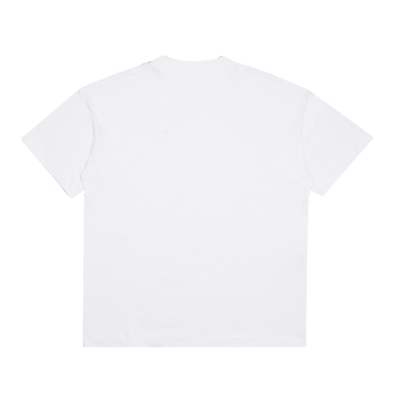 White T-Shirt with Print