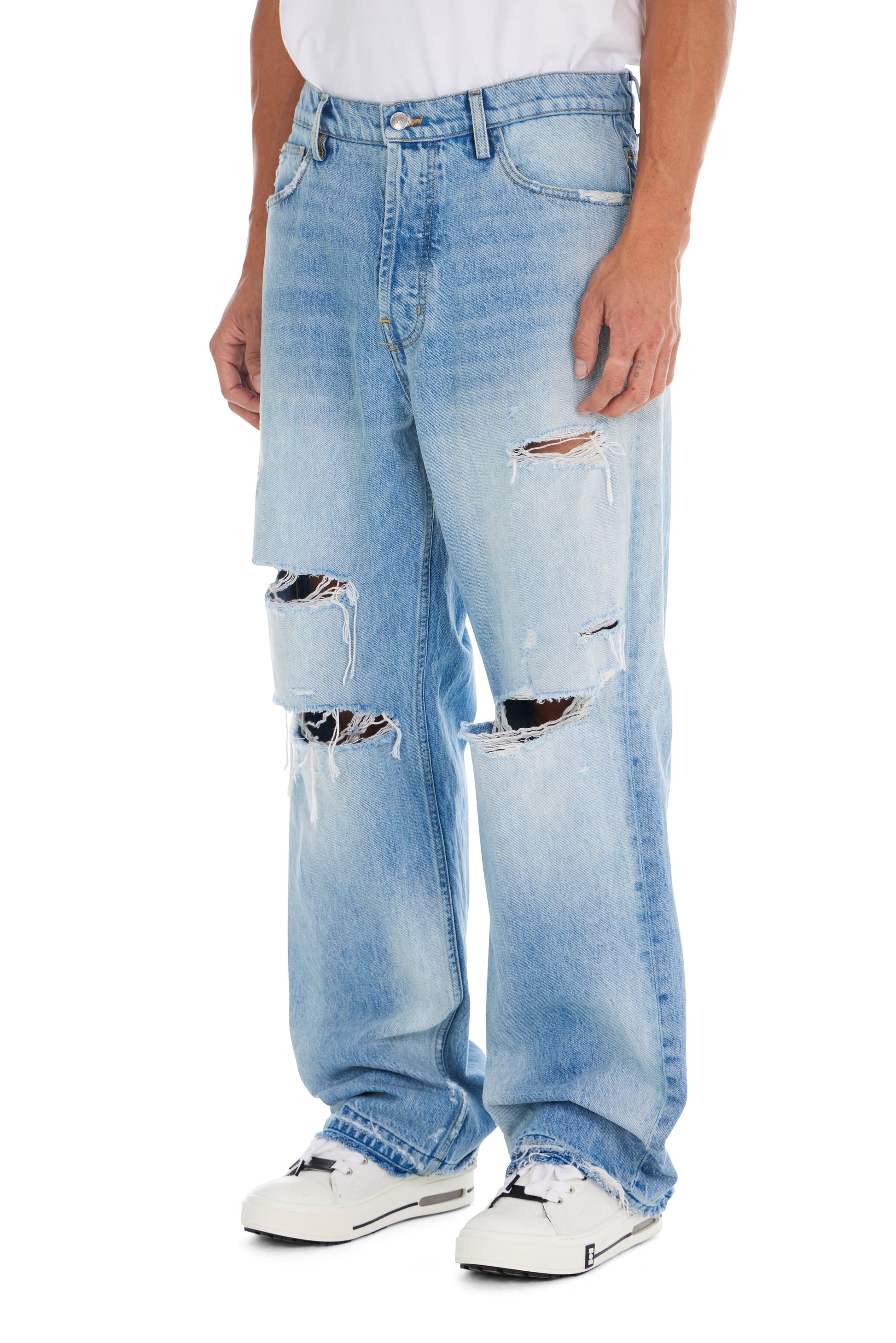 Tinted Wide Straight Jeans