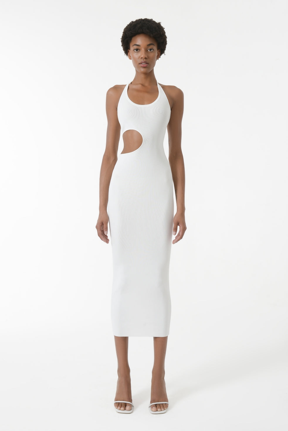 Second Skin Knit Dress white from Materiel