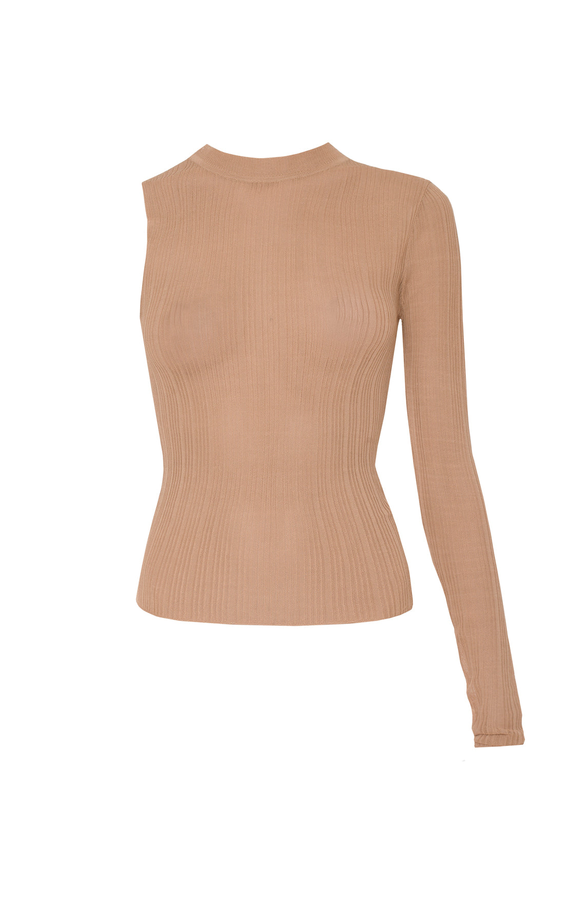 Sheer Second Skin Knit Top one sleeve from Materiel