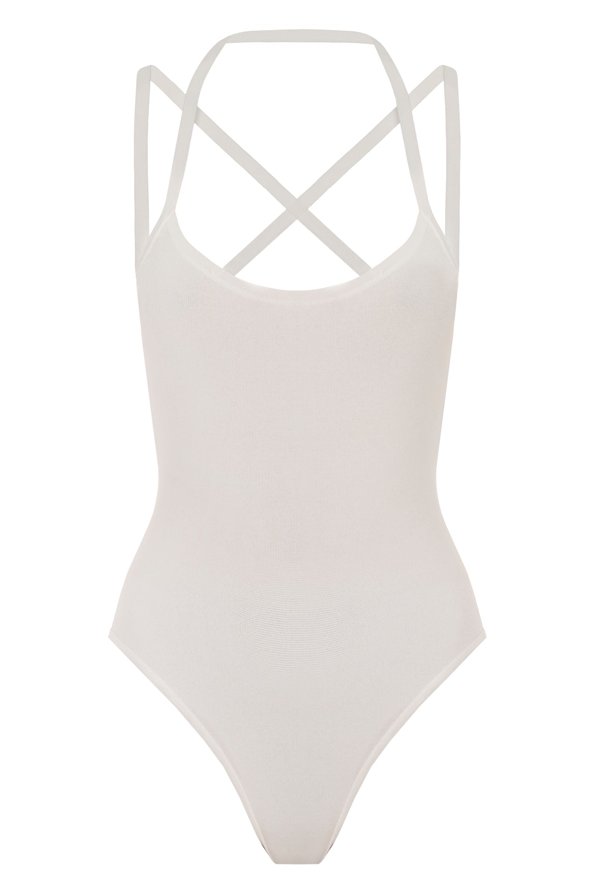 Second Skin Knit Bodysuit white from Materiel