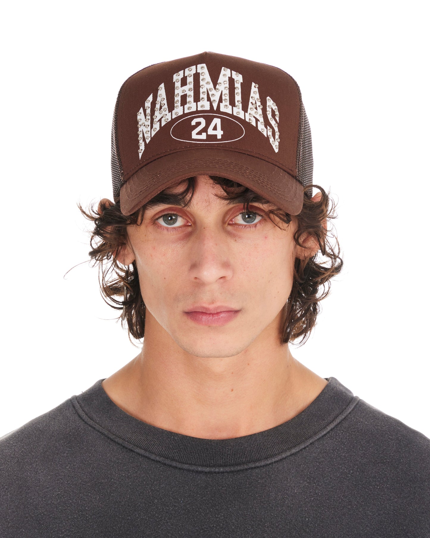 Studded Nahmias Marquee Trucker Hat