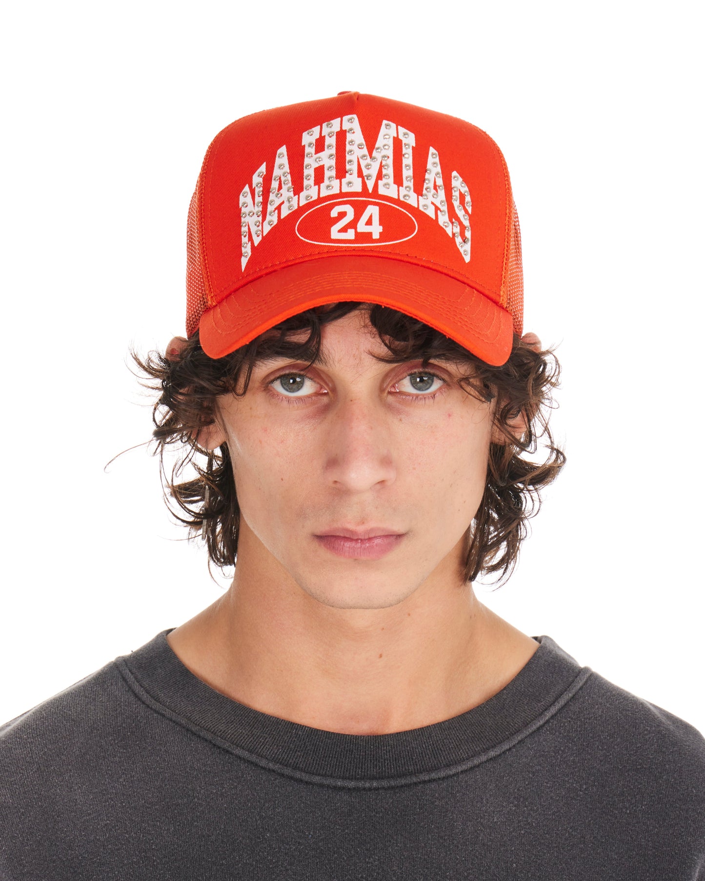 Studded Nahmias Marquee Trucker Hat