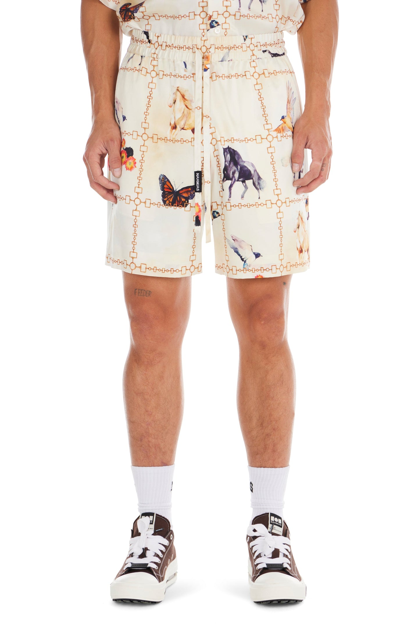 Wildlife Silk Shorts