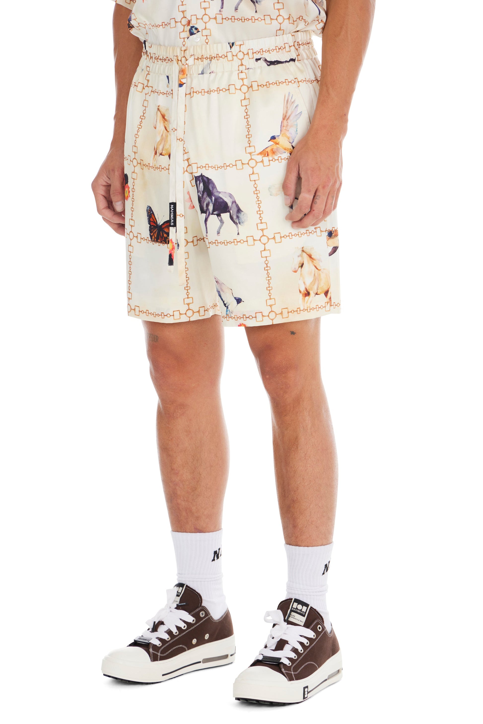 Wildlife Silk Shorts