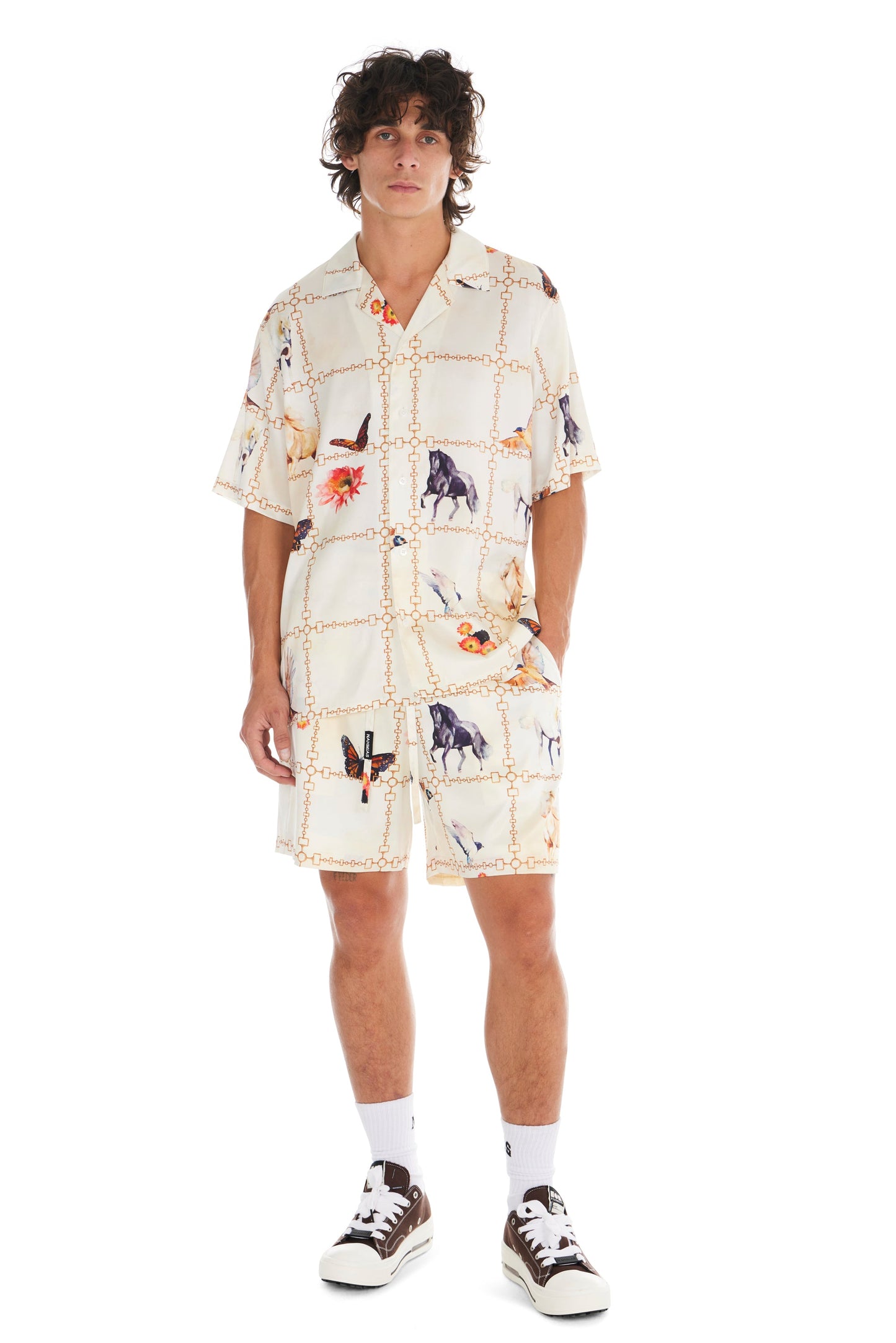 Wildlife Silk Shorts