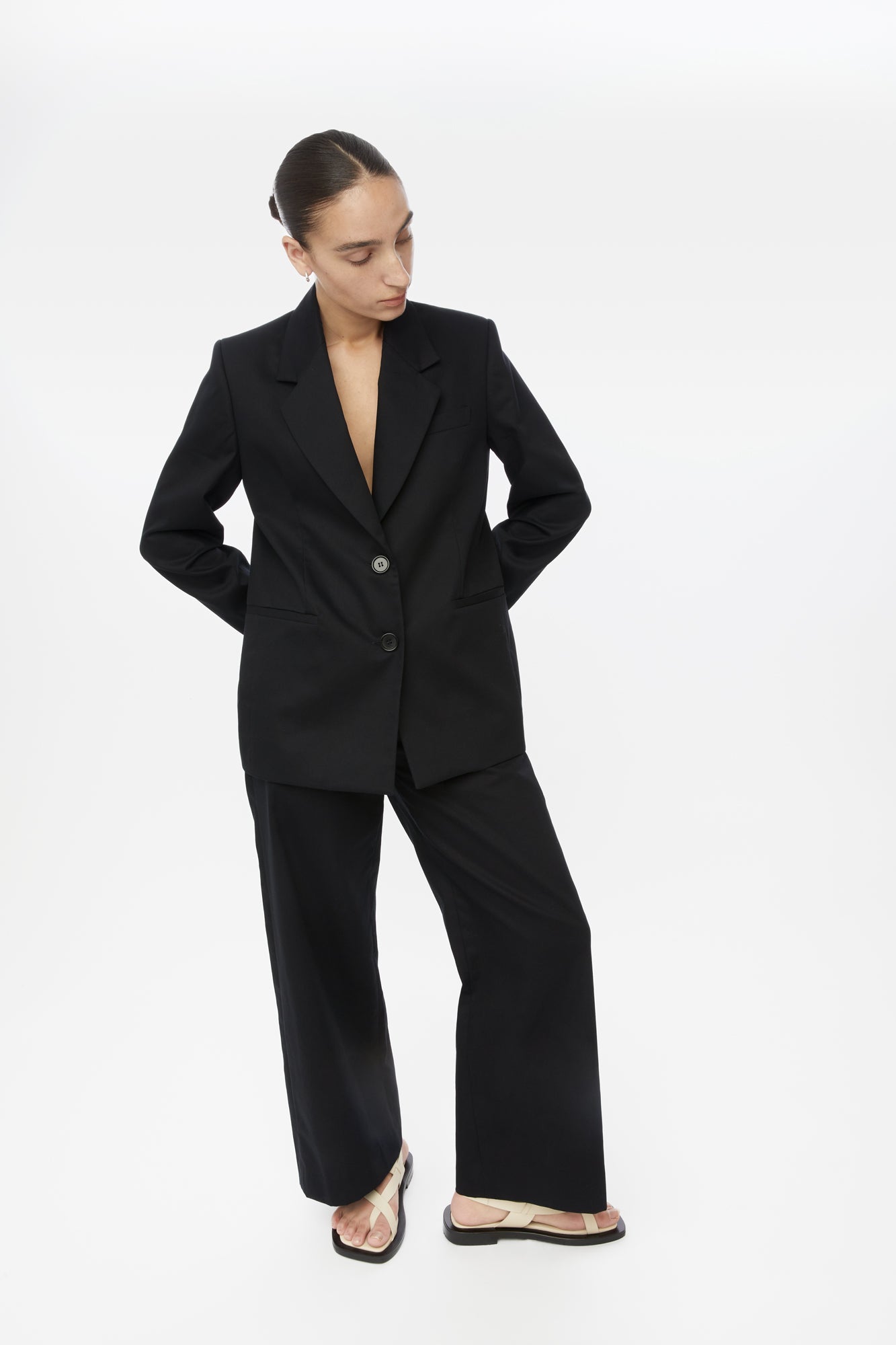 cotton-twill-tailored-blazer-dal-the-label-black