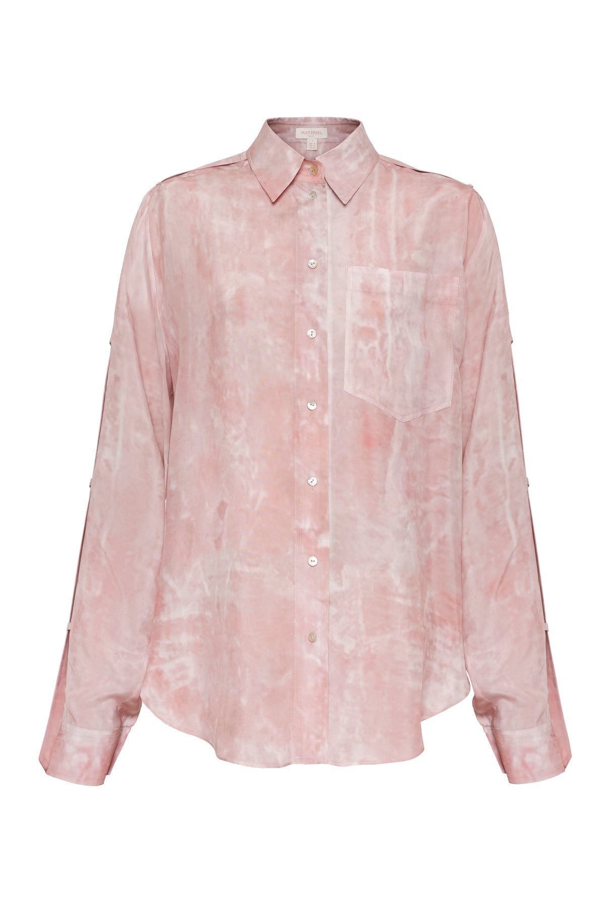 Belted Sleeves Shirt