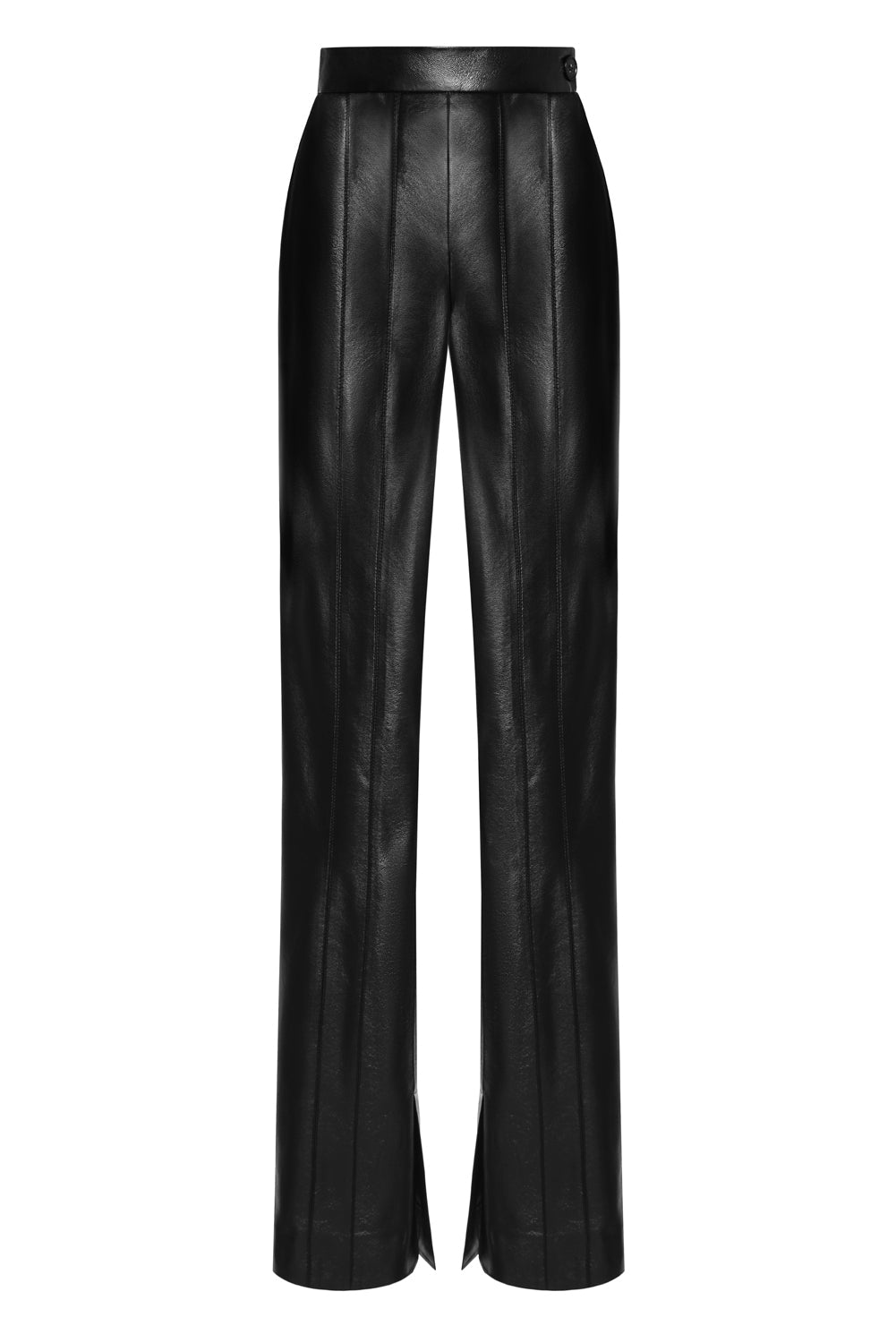 Eco Leather Double Stitched Pants