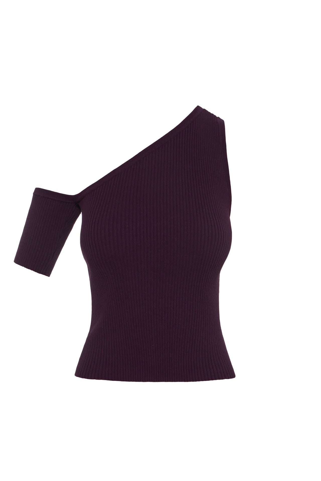 Arm Cuff Ribbed Top