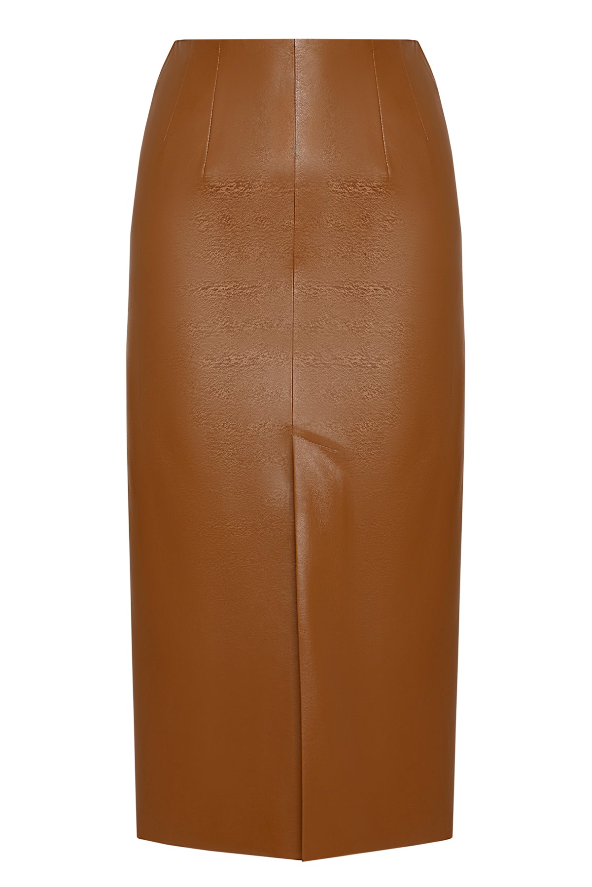Eco Leather Pencil Skirt