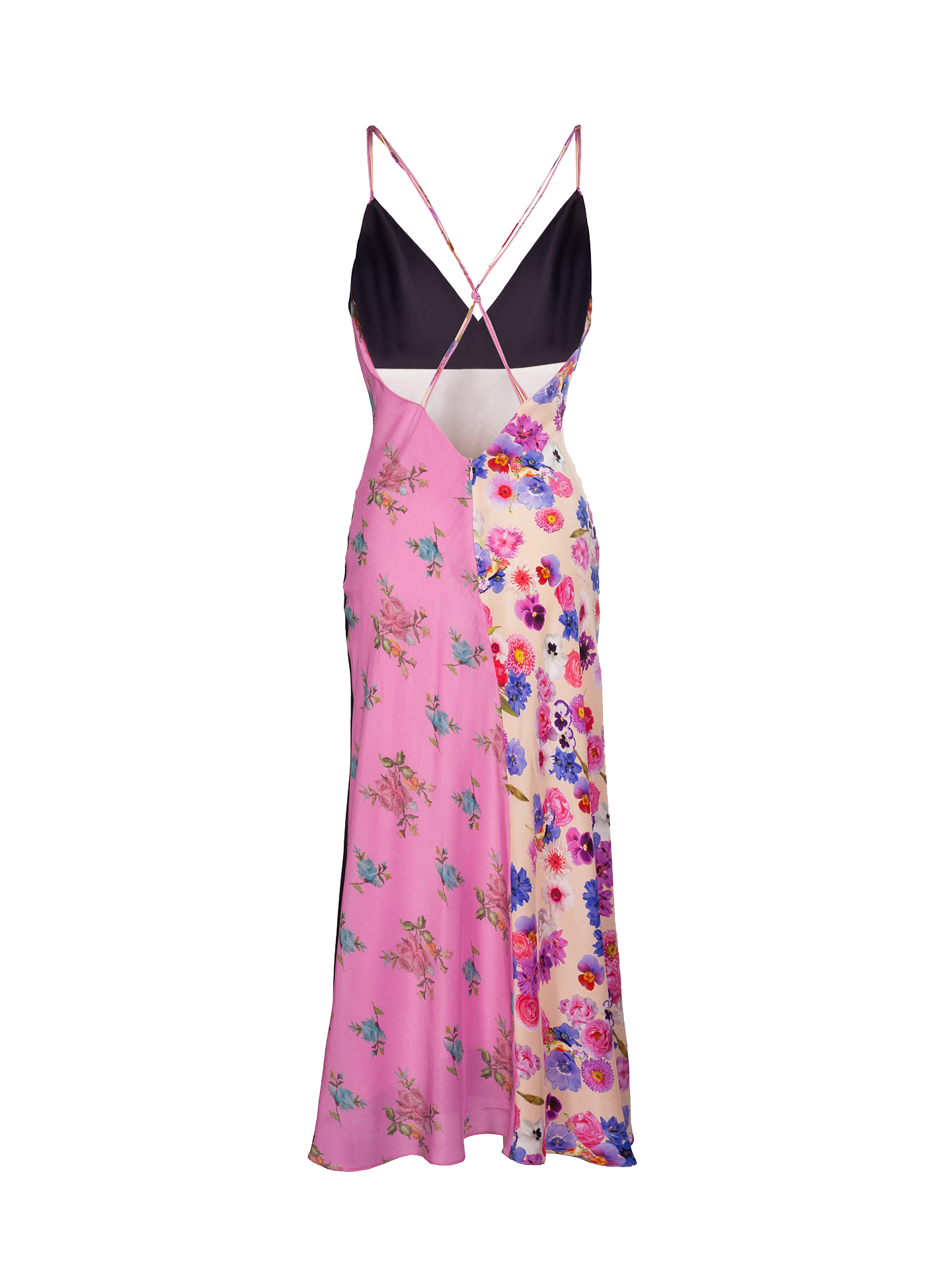 Multicolor Slip Dress