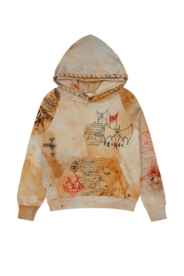 Aged Canvas Art Double Hoodie