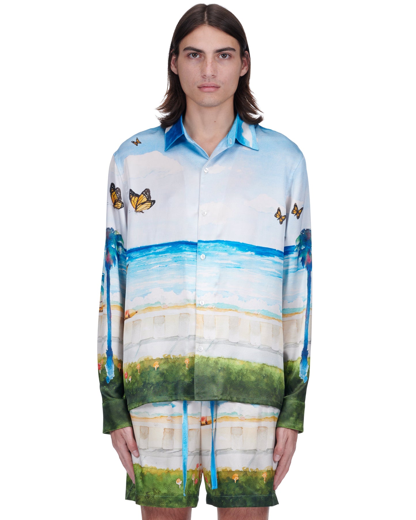 Butterfly Beach Button Down Shirt